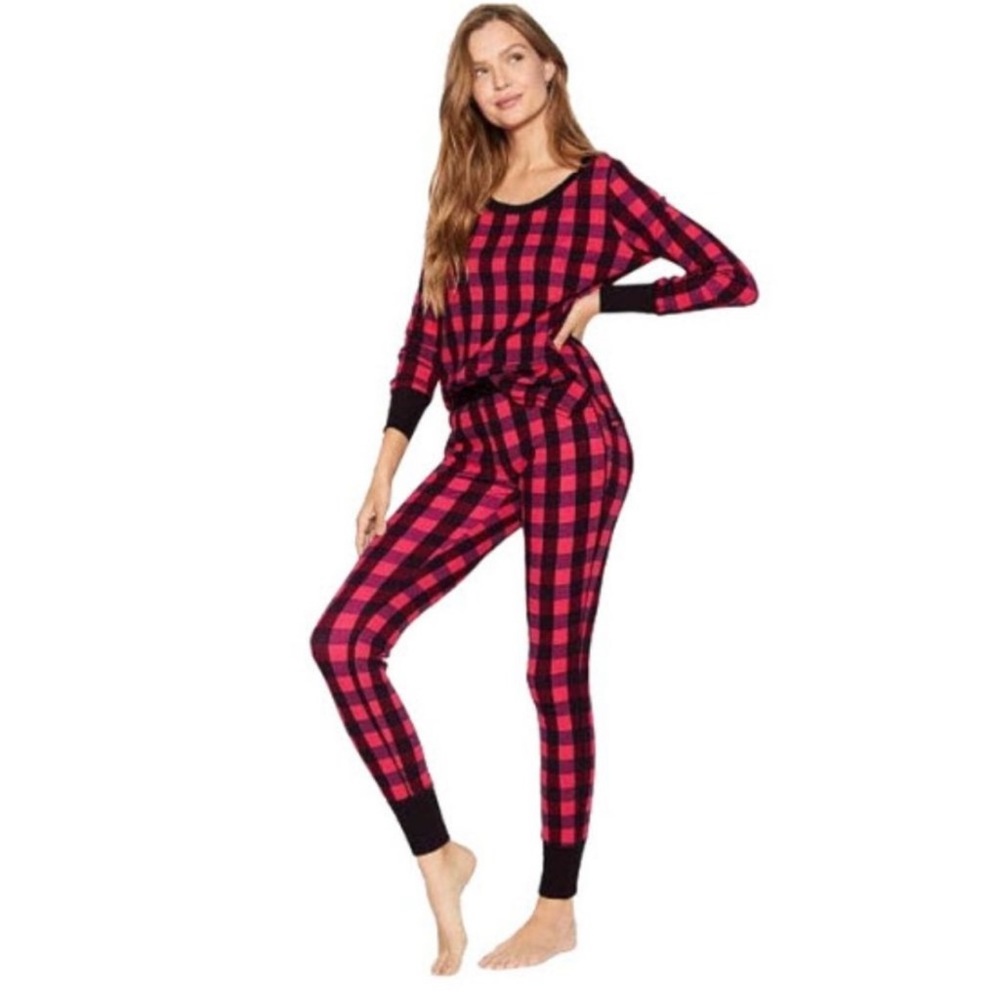 VICTORIA’S SECRET Thermal PJ’s Pajama Set Victoria's Secret Women’s XXL NWT NEW - Picture 4 of 16